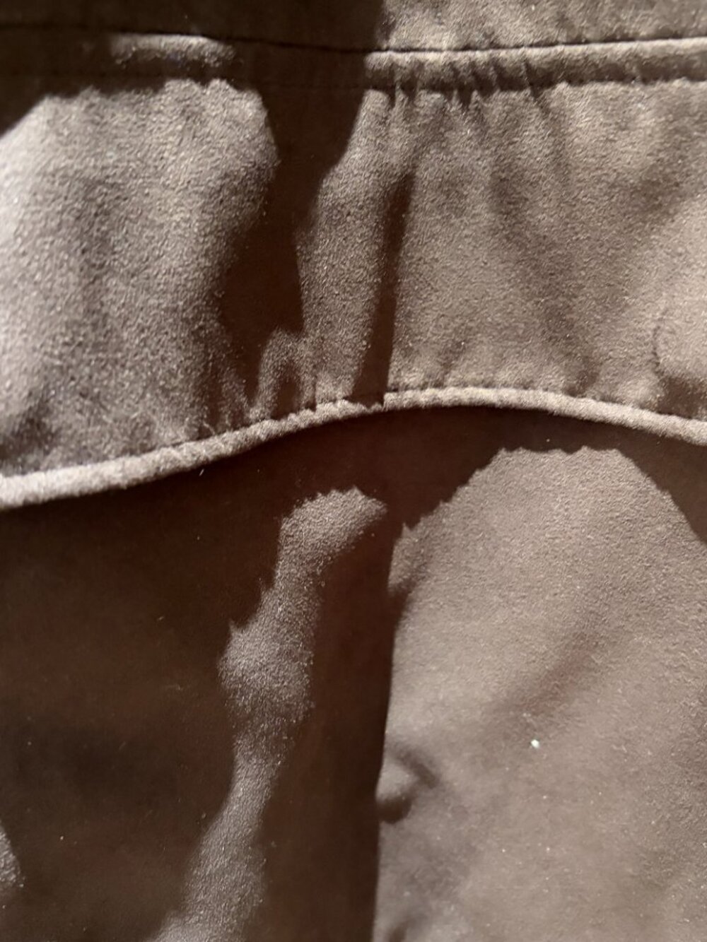 Jos. A. Bank Field Coat Size XL Brown Faux Suede - Picture 11 of 16